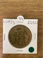 Monnaie De Paris Jeton Touristique - 54 - Lunéville - Château Des Lumières - 2010 - 2010