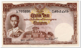 THAILAND,10 BAHT,1953,P.76d,XF - Thailand