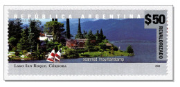 Argentina 2018 (B14) 2004 Surcharged Ovpt San Roque See Lake Lac Landscape Mountains Windsurfing Córdoba MNH ** - Unused Stamps