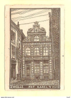 Zwolle Pentekening Karel V Huis RY23642 - Zwolle