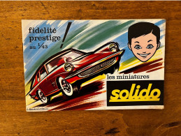 SOLIDO Solido * Catalogue Illustré 1966 * Jeux & Jouets * Miniatures Modélisme Automobiles Avions Camions - Jeux Et Jouets