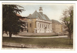 Photochrom Colour Postcard, Buckinghamshire, High Wycombe, The Town Hall, Building, Landscape. - Buckinghamshire