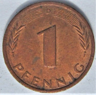 Pièce De Monnaie 1 Pfennig 1991 D (2) - 1 Pfennig