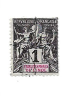 1 Centime. - Used Stamps