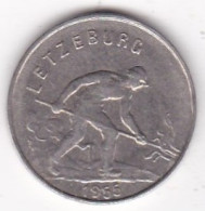 Letzeburg – Luxembourg . 1 Franc 1955, Charlotte, En Cupronickel, KM# 46.3 - Lussemburgo