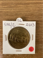 Monnaie De Paris Jeton Touristique - 56 - Sarzeau - Château De Suscinio - 2013 - 2013