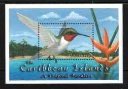 2001 Dominica Birds Caribbean Wildlife Hummingbird Set MNH** 001-4 - Colibríes