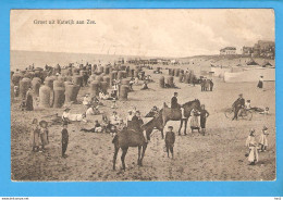 Katwijk Aan Zee Strand Paarden 1915 RY48011 - Katwijk (aan Zee)