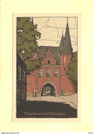 Kampen Markt Getekend En Ingekleurd 1925 RY44137 - Kampen