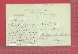 CARTE NOMINATIVE :  MOUNIE  à  09300  Montségur - Genealogy