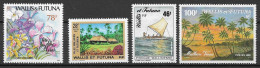 Wallis & Futuna 1990 Y&T 397, 402, 404, 404A ** (SN 947) - Unused Stamps