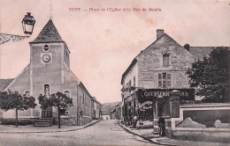 Vert - Place De L'eglise Et La Rue Du Moulin - CPA°J - Altri & Non Classificati