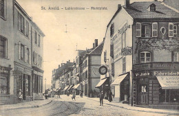 St.Avold - Lublerstrasse - Marktplatz Briefstempel 1912 - Lothringen