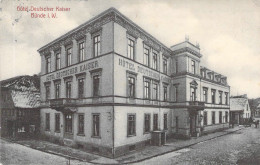 Bünde I.W. - Hotel Deutscher Kaiser Gel.1912 - Buende