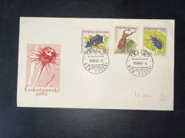 ENVELOPPE TCHECOSLOVAQUIE PRAHA 1962 / INSECTES - Cartas & Documentos