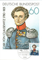 ALLEMAGNE CARTE MAXIMUM 1981 CLAUSEWITZ - Altri & Non Classificati