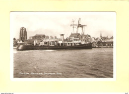 Zierikzee Aanlegplaat Veerboot En Molen '56 RY44088 - Zierikzee