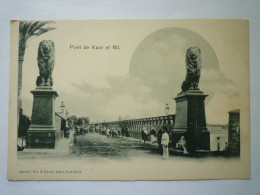 2023 - 1759  PORT - SAÏD  :  PONT De KASR El NIL    XXX - Port-Saïd