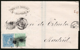 Valladolid - Edi O 164+155 - 1876 - Mat Fech. "1/1/76" (invertido) + Membrete + Cuño "Sempere Hermanos" - Briefe U. Dokumente