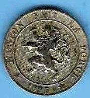Léopold II 5 Centimes 1895 FR - 5 Cents