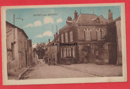 28 - AUNAY Sous AUNEAU---Rue De L'Eglise----Sans Légende---colorisée - Auneau