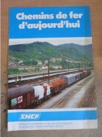 1980 SNCF Chemins De Fer D'aujourd'hui Transport Voyageur Marchandise TGV Electrification - Ferrocarril & Tranvías