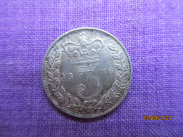 GB 3 Pence 1886 - Other & Unclassified