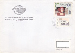 CHRISTOPHER COLUMBUS, HOUSE, STAMPS ON COVER, 1994, PORTUGAL - Covers & Documents