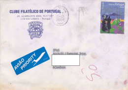 AZORES FESTIVAL, STAMP ON COVER, 2004, PORTUGAL - Lettres & Documents