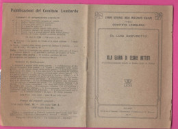 Pavia 1917 Teatro Guidi Comitato Lombardo Commemorazione A Cesare Battisti - Historia Biografía, Filosofía