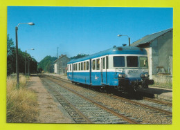 23 AUZANCES Train Autorail S'éloigne De La Gare En Août 2006 VOIR DOS - Auzances