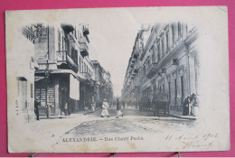 Egypte - Alexandrie - Rue Cherif Pacha - Précurseur 1903 - Alexandrie