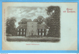 Lochem Kasteel Litho Met Maan Voor 1905 RY53430 - Lochem