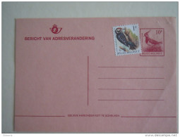 België Briefkaart Belgique 1990-1994 Entier Adresverandering Changement D'adresse 10F Used SBEP 27.i N - Avviso Cambiamento Indirizzo