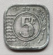 Pays-Bas - 5 Cents 1941 - 5 Cent