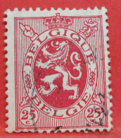N°259 - 25 Centimes - Année 1929 - Timbre Oblitéré Belgique - - 1929-1937 Lion Héraldique