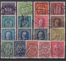 AUSTRIA 1916 - Canceled - ANK 185-199, 189b, 192b - Oblitérés