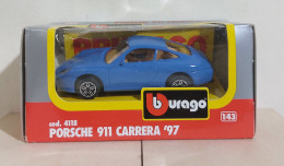 I115978 BURAGO 1/43 N. 4118 - Porsche 911 Carrera '97 Blu - Box - Burago