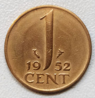 Pays-Bas - 1 Cent 1952 - 1 Cent