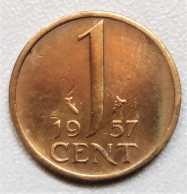 Pays-Bas - 1 Cent 1957 - 1 Cent