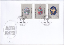 LIECHTENSTEIN 2001 Mi-Nr. 1259/61 FDC - FDC