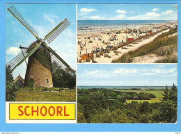 Schoorl 3-luik Met Molen En Strand RY52567 - Schoorl