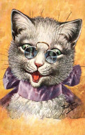 Chat - Cpa Illustrateur ARTHUR THIELE - Chat Humanisé Avec Lunettes - Oilette Série 959 P - Cat Katze - Thiele, Arthur