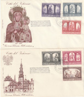 Vatikan -2 Ersttagsbriefe - Cartas & Documentos