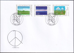 LIECHTENSTEIN 2000 Mi-Nr. 1238/40 FDC - FDC