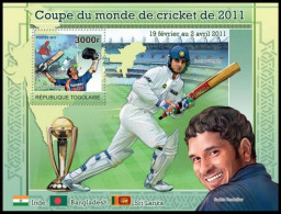 Togo 2011 MNH MS, Sachin Tendulkar India Cricket Sports - Cricket