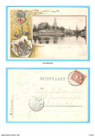 Zutphen IJsselkade Relief Jugendstil 1901 RY55218 - Zutphen