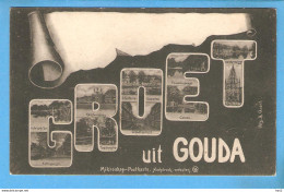 Gouda Fantasie Groet Mikroskop Postkarte RY54207 - Gouda