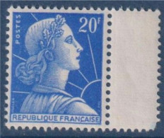 Marianne De Muller 20f Bleu Avec Bord  Inter Panneau N°1011B Neuf - 1955-1961 Marianne De Muller