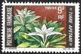 POLYNESIE 1969  -  YT  64  - Tiaré - Oblitéré - Cote 1.25e - Used Stamps